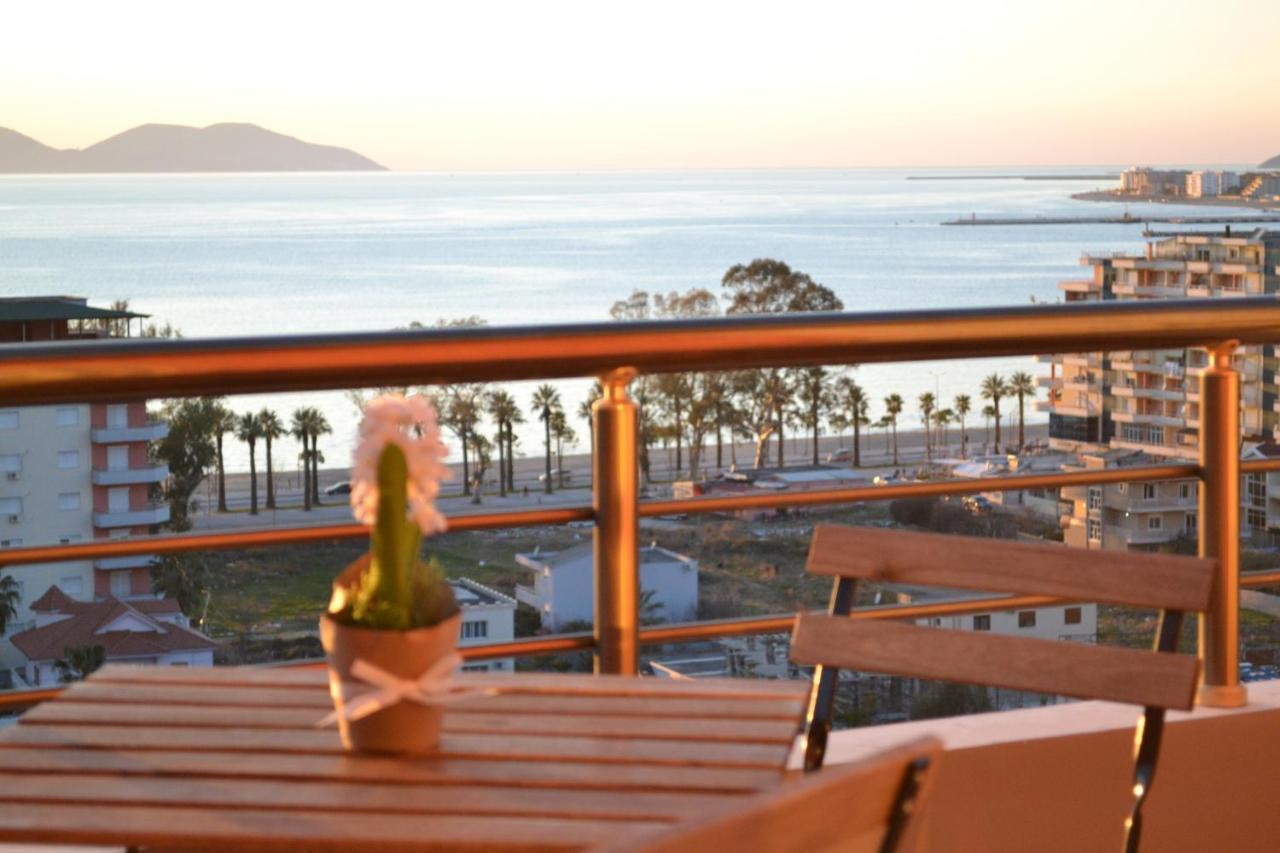 Seaview Penthouse 2 Bedrooms Apartment & Box Garage Vlorë 外观 照片